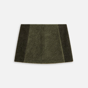 Kith Women Cecil Sherpa Mini Skirt - Cypress