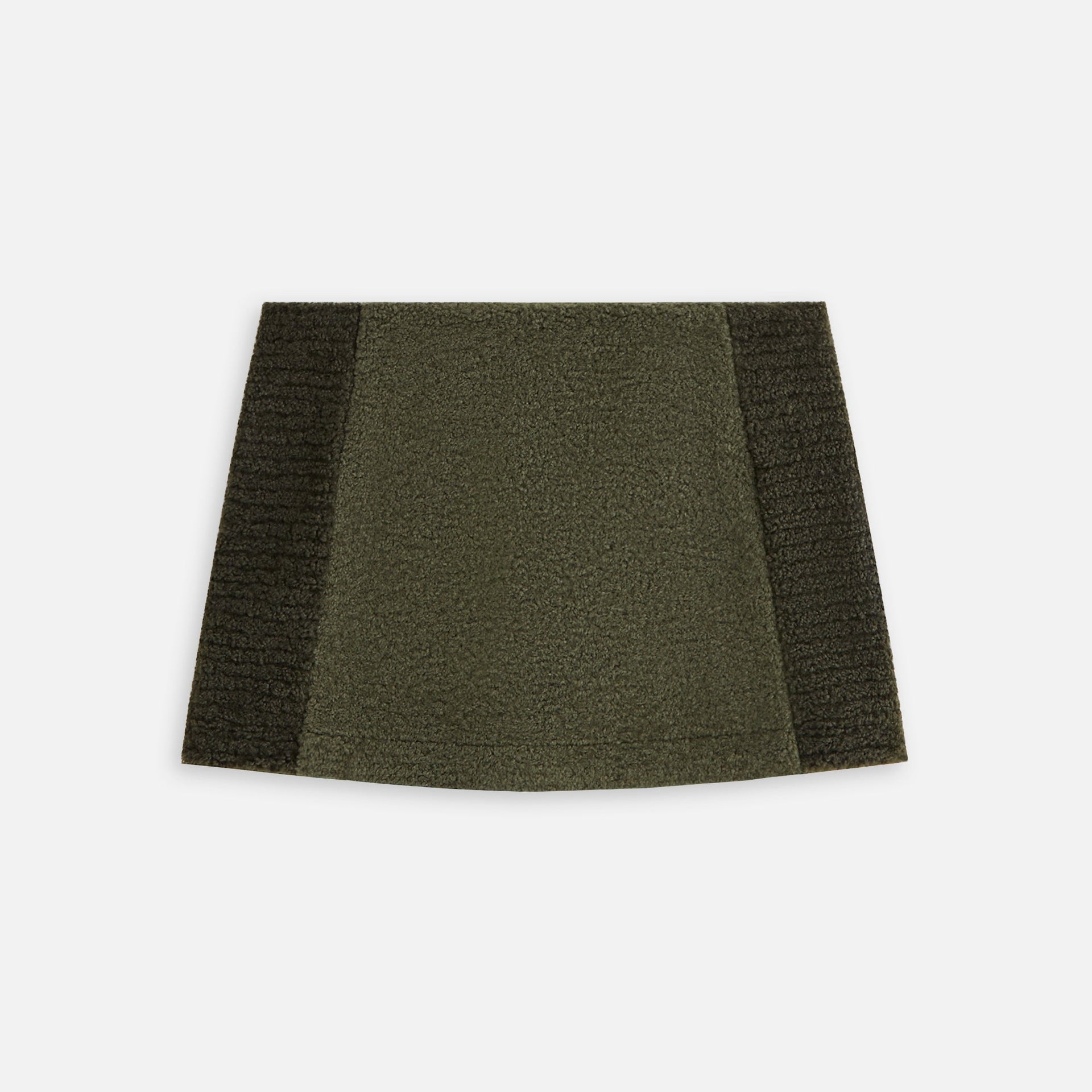 Kith Women Cecil Sherpa Mini Skirt - Cypress