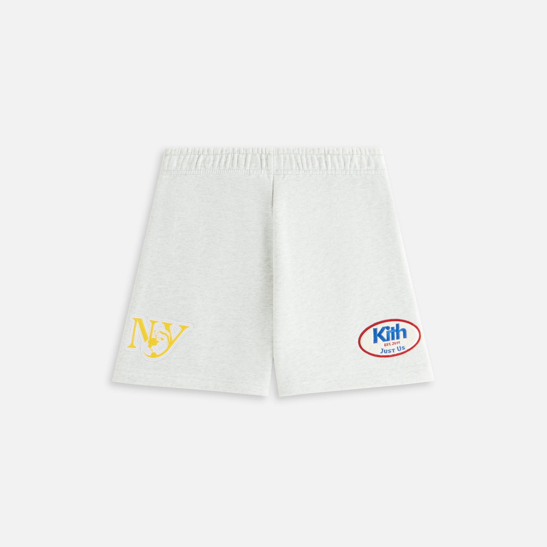 Kith Women Rayne Patched Sweatshort - Light Heather Grey