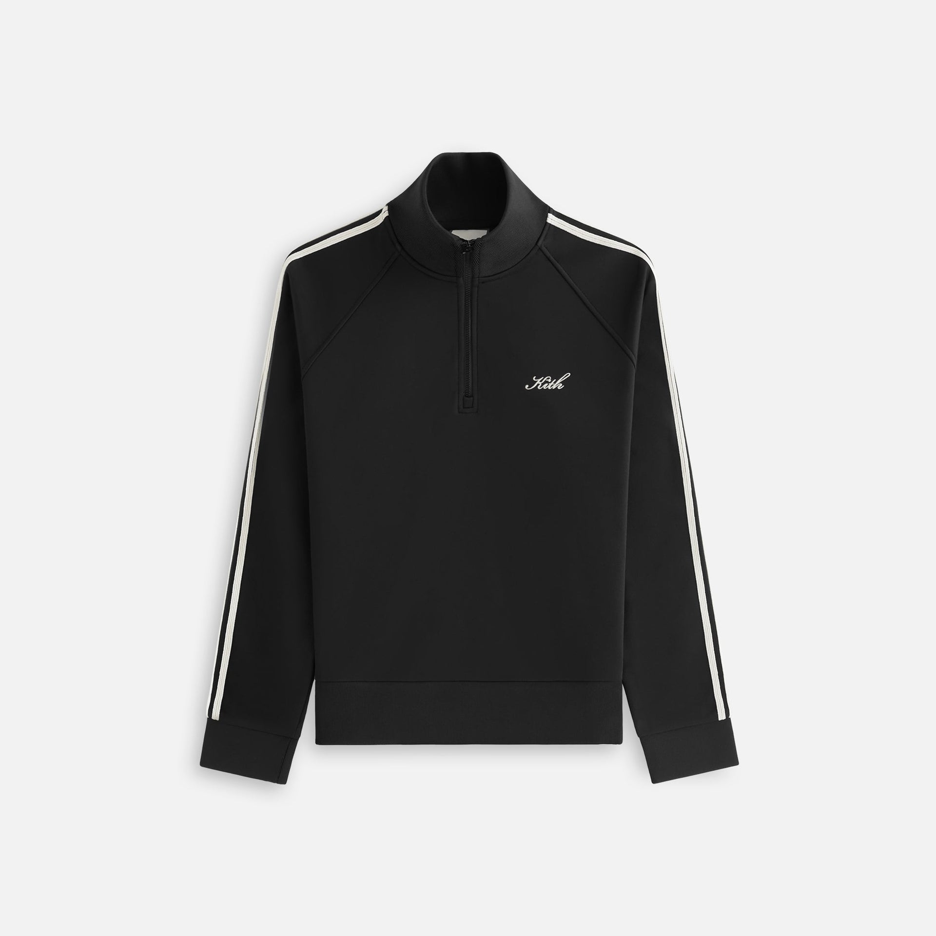 Kith Women Everly Tricot Track Quarter Zip - Black