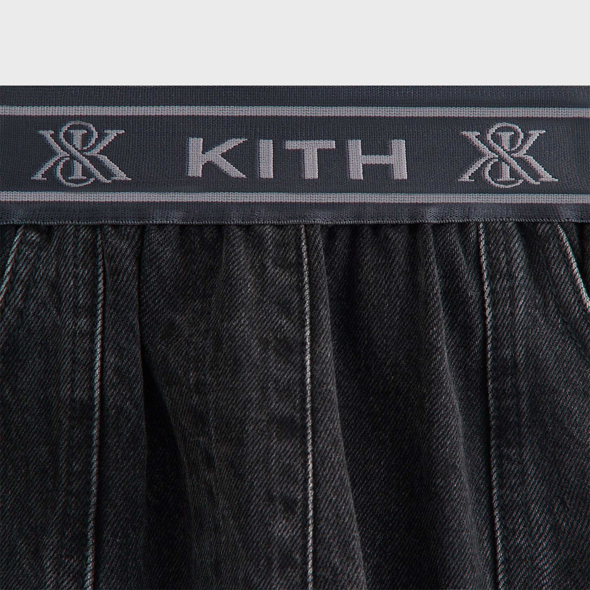 Kith Women Dana Logo Denim Pant - Xavier Wash
