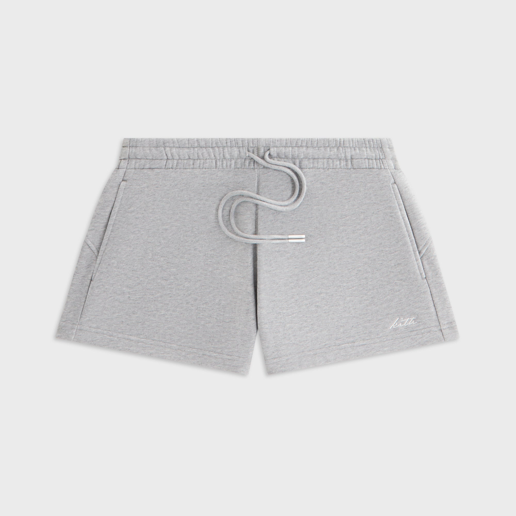 Kith Women Lorah Micro Sweatshort - Cool Heather Grey – Kith Europe