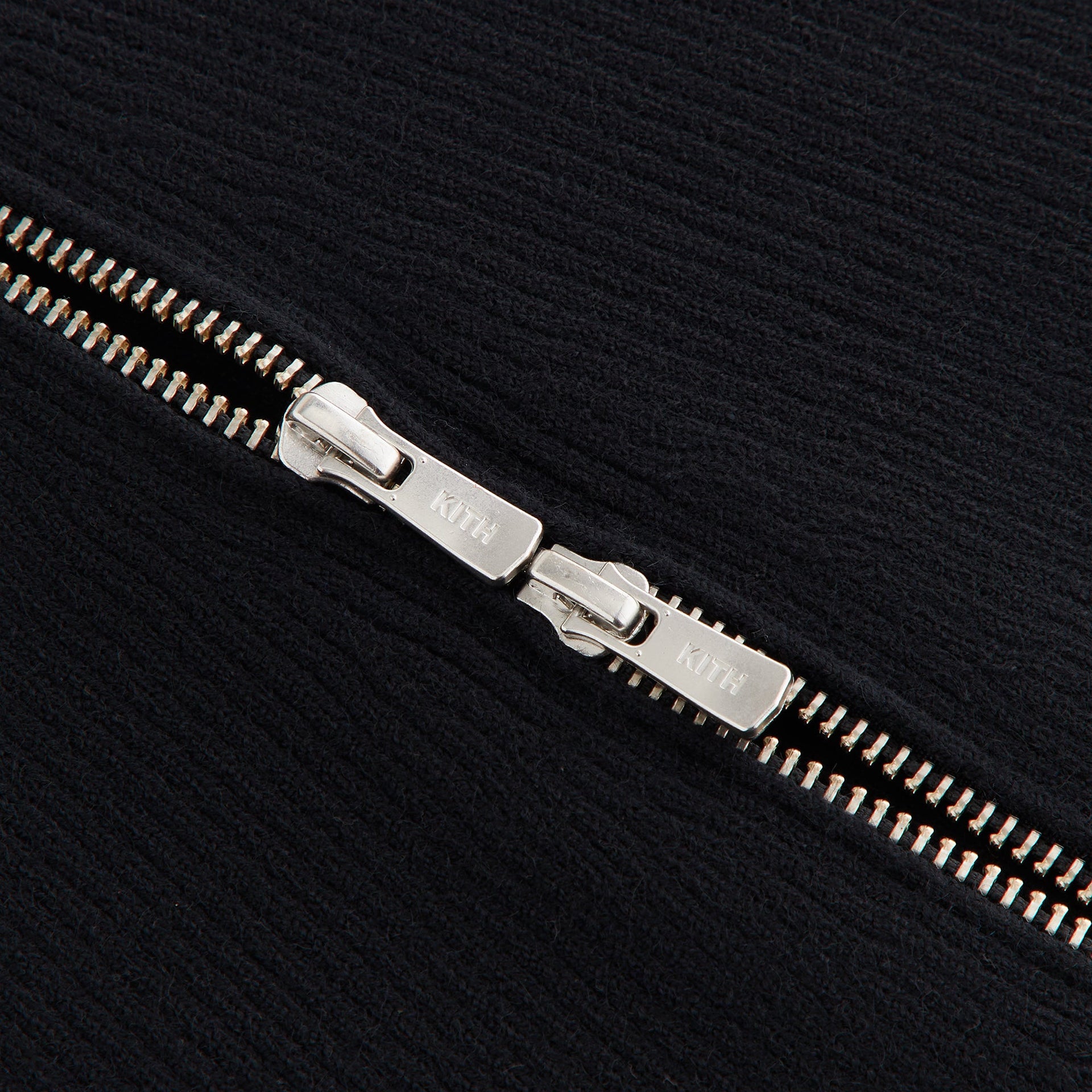 Kith Women Arys Asymmetrical Zip Mini Skirt - Black