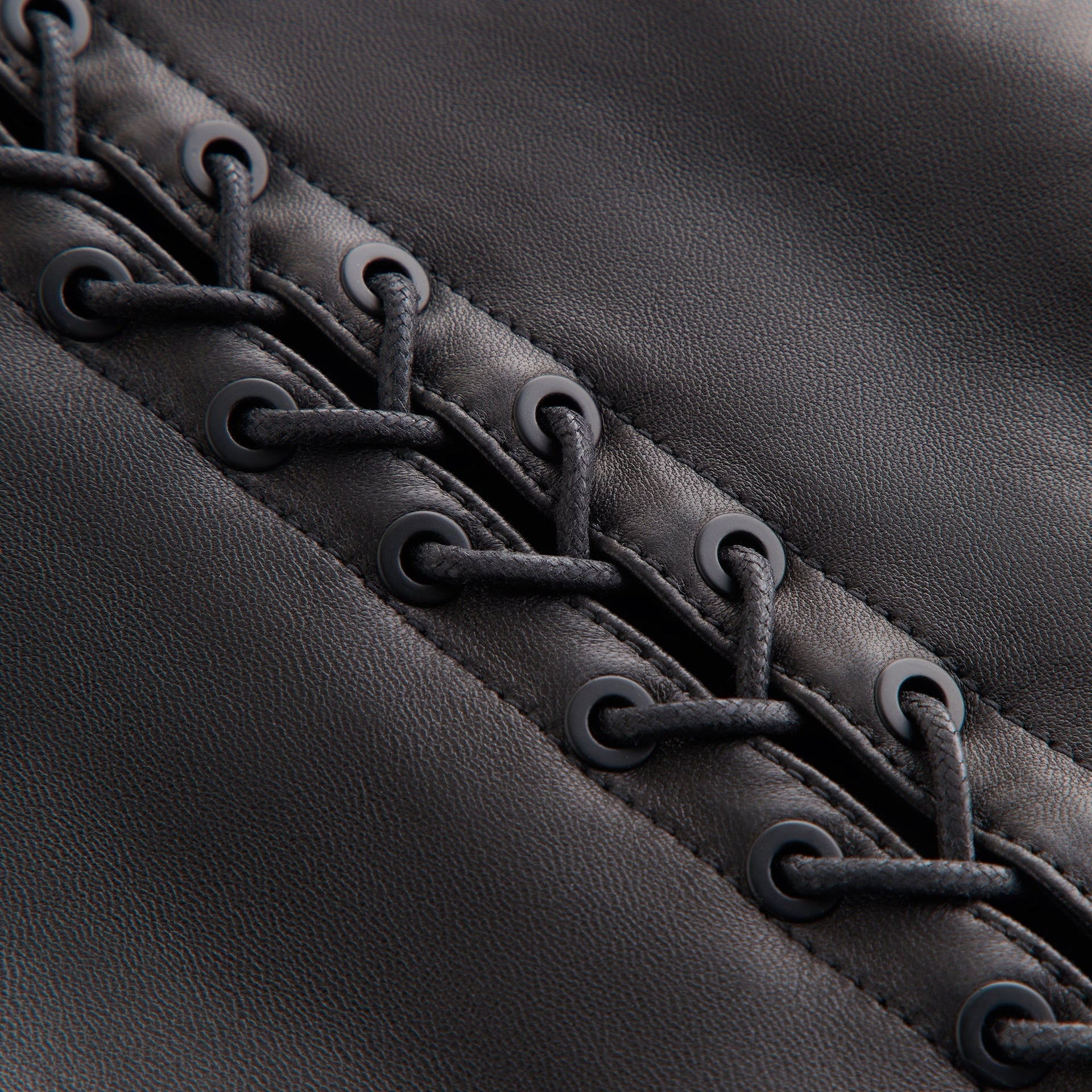 Lisa for Kith Women Cerise Leather Lace Up Pant - Black - PH