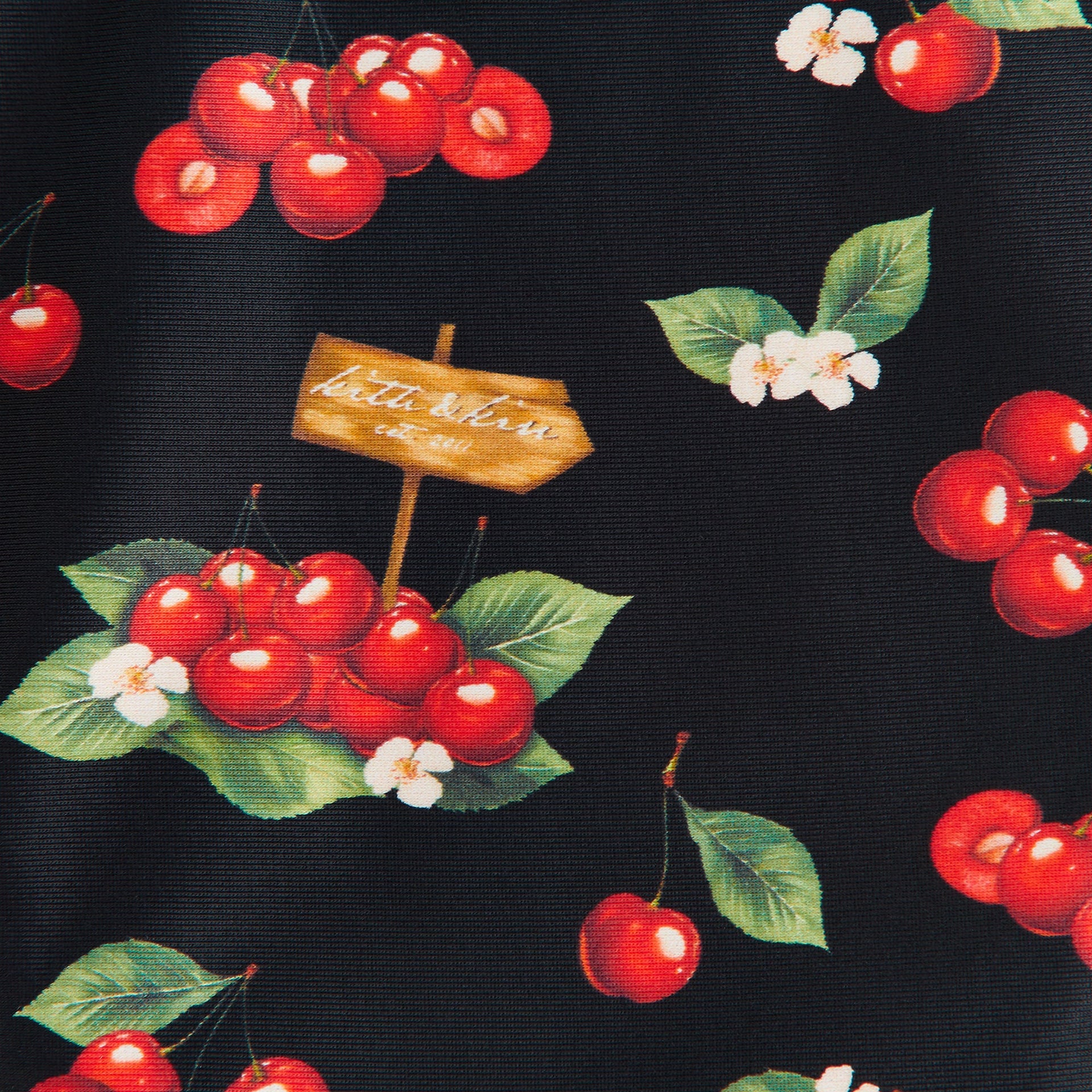 Kith Women Iris Cherry Tie Bottom - Black