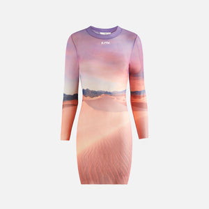 Kith Women Desert Sunset Mulberry Long Sleeve Dress - Mabel