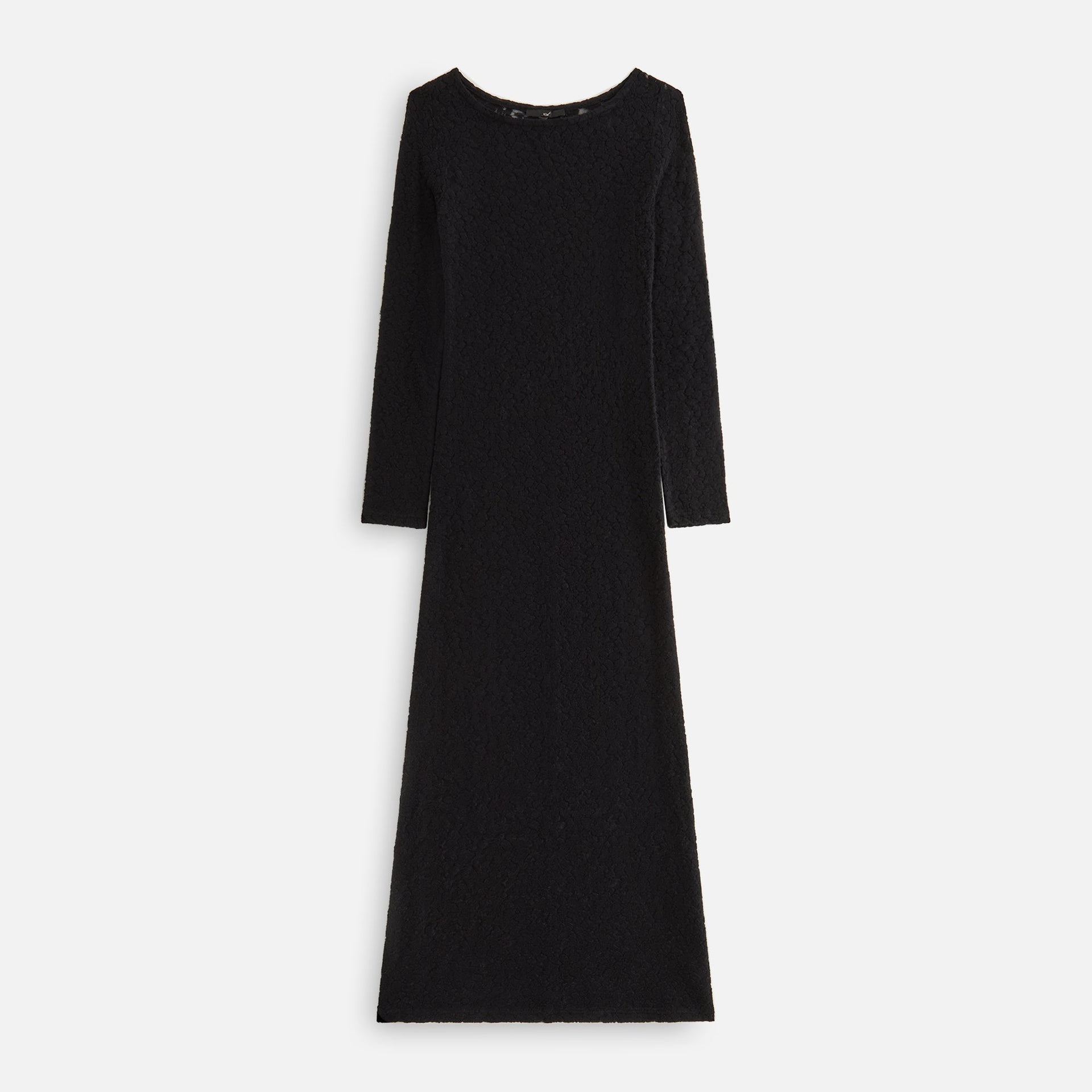 Kith Women Bailey Plush Lace Maxi Dress - Black