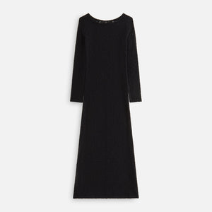 Kith Women Bailey Plush Lace Maxi Dress - Black