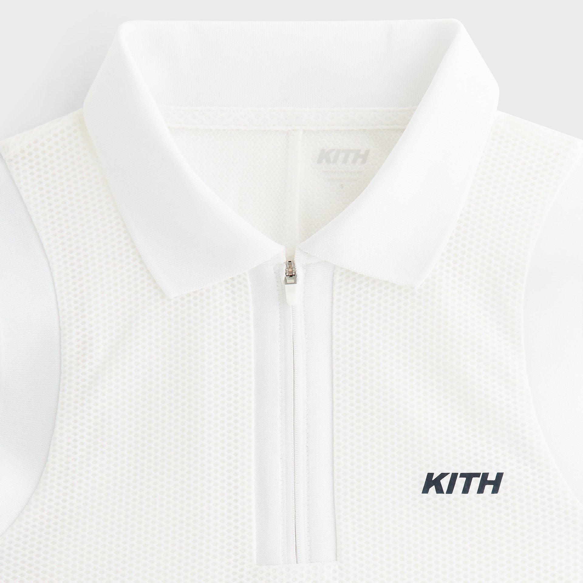 Kith Women Perry Polo Mesh Dress - White