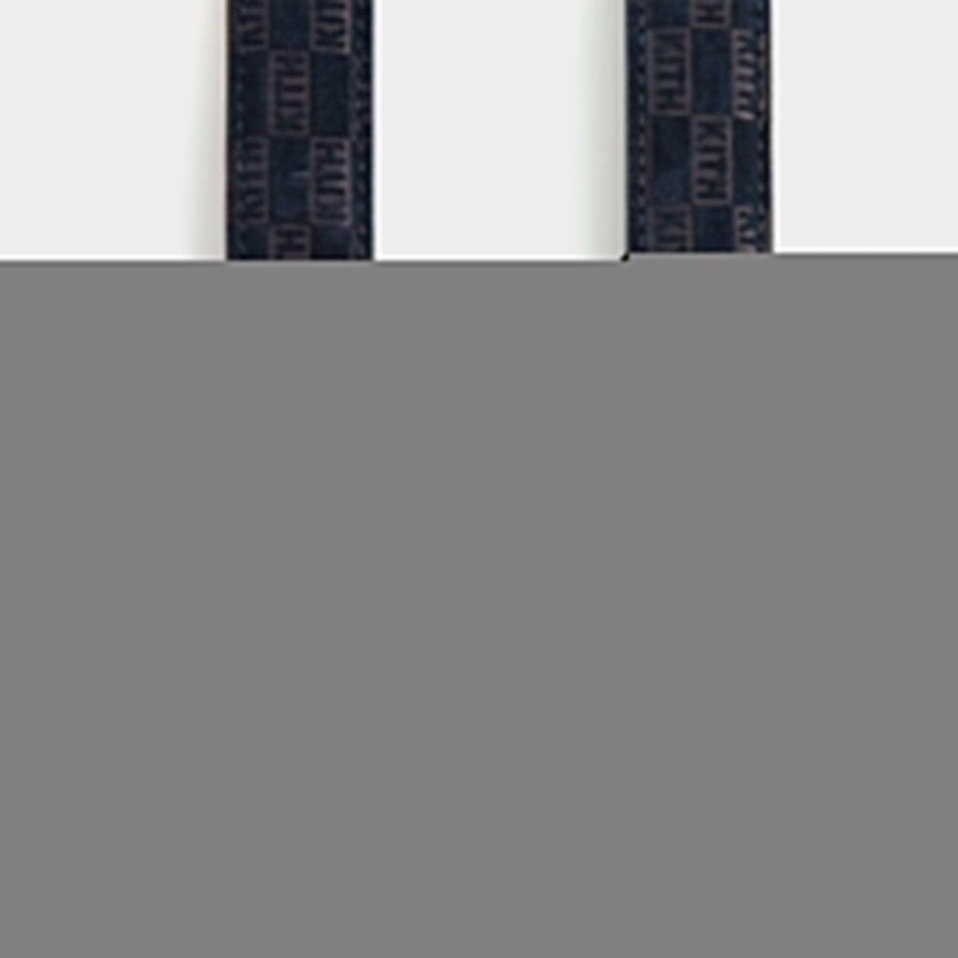 Kith Women Monogram Debossed Suede Belt - Ink - PH