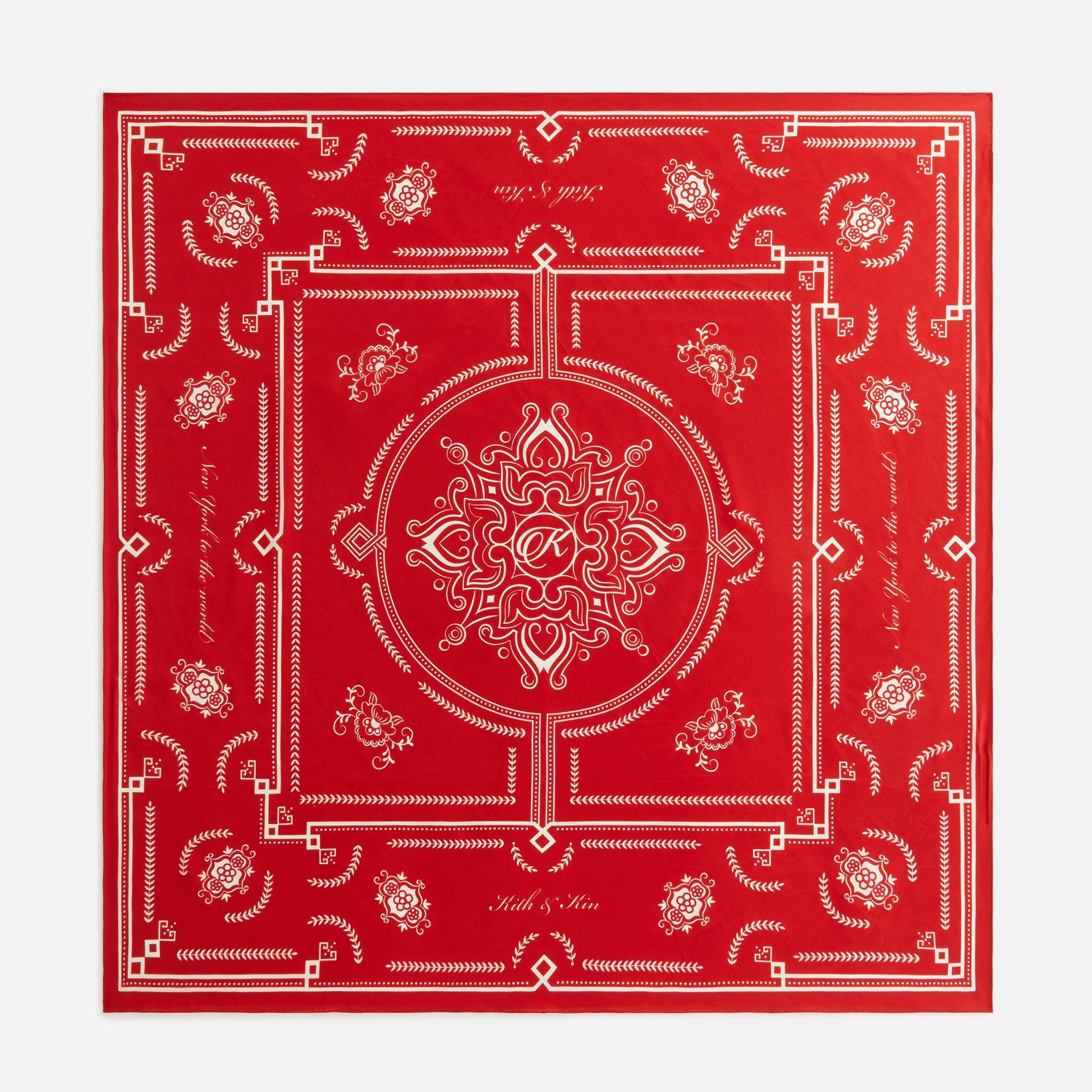 Kith Women Deco Printed Silk Cupro Scarf - Fame