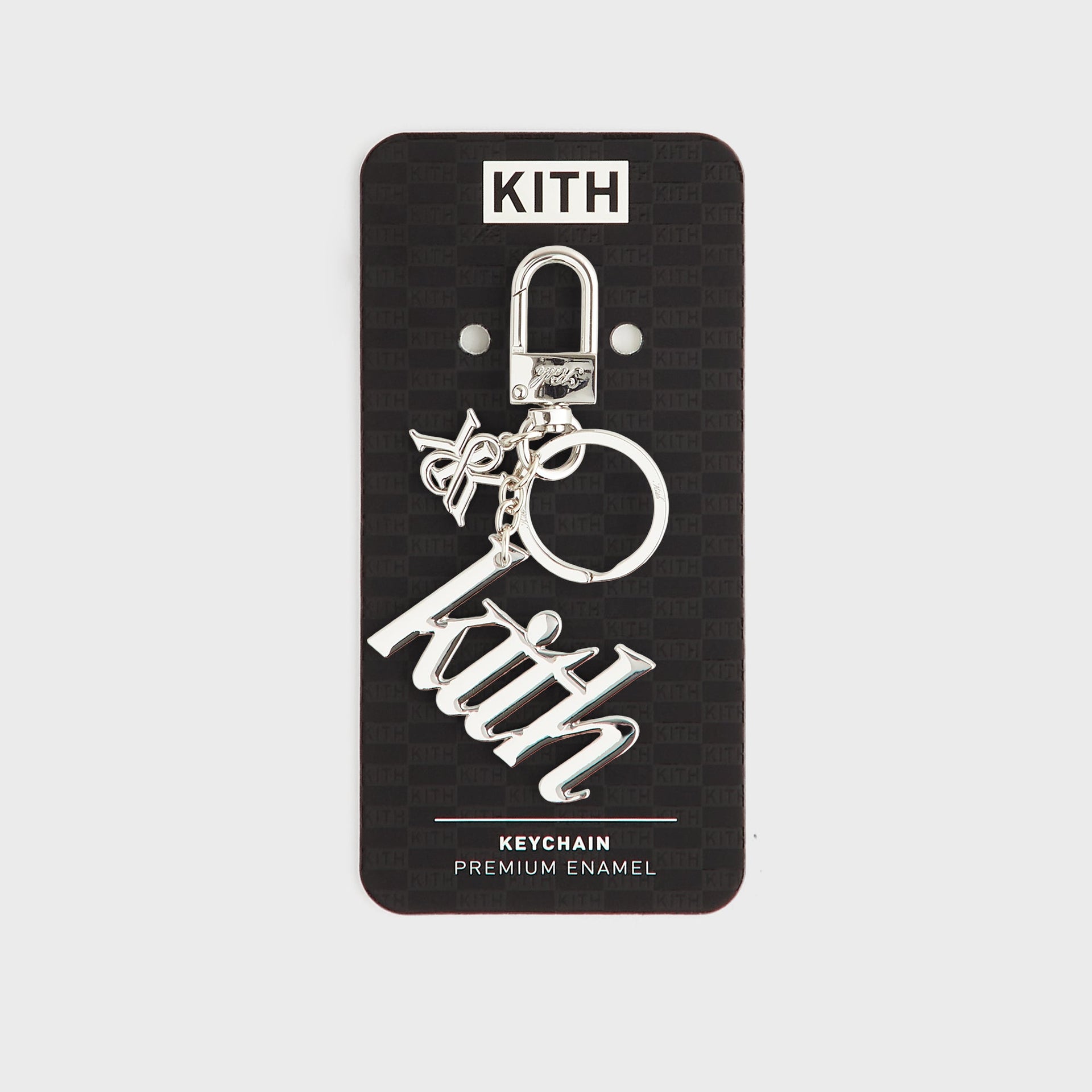 Kith Women Kith & Crest Keychain - Silver
