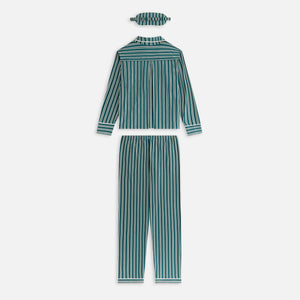 Kithmas Women Striped Pajama Set - Chronicle