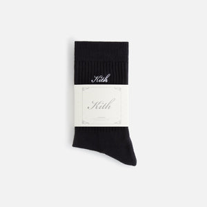 Kith Women Kith Script Classic Crew Socks - Black