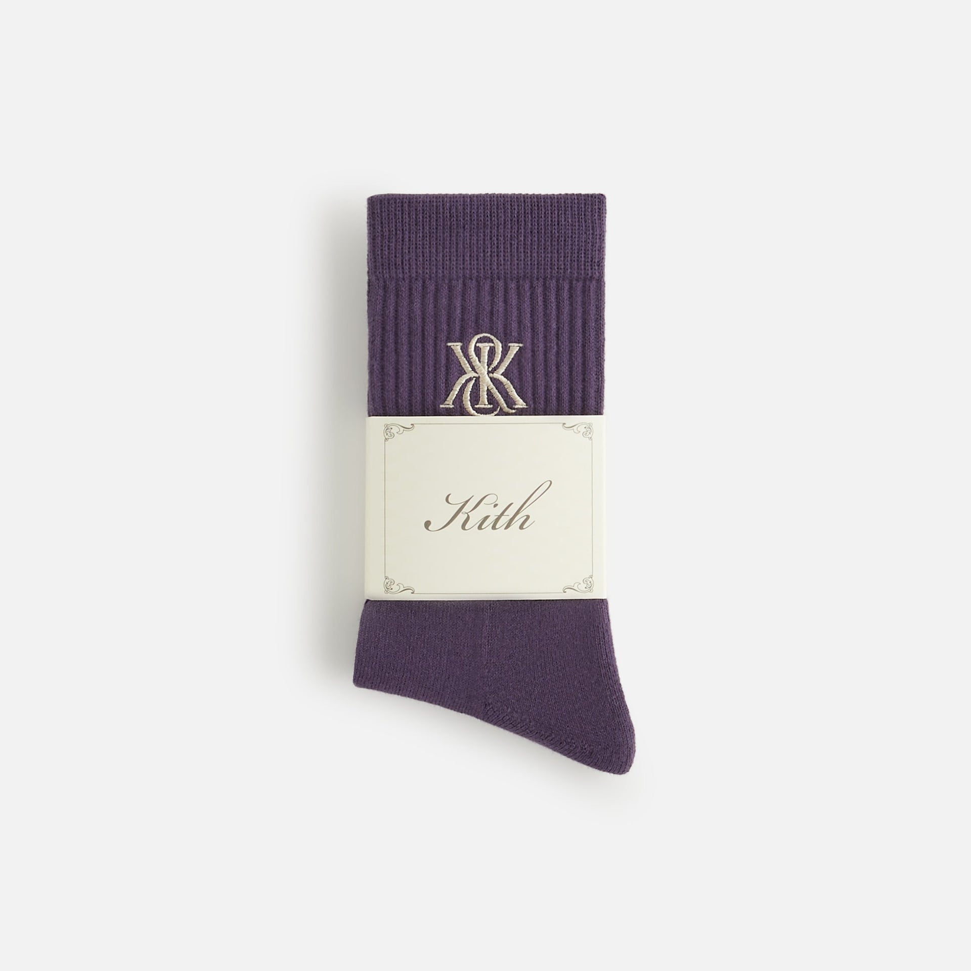 Kith Women Crest Crew Sock - Nightshade