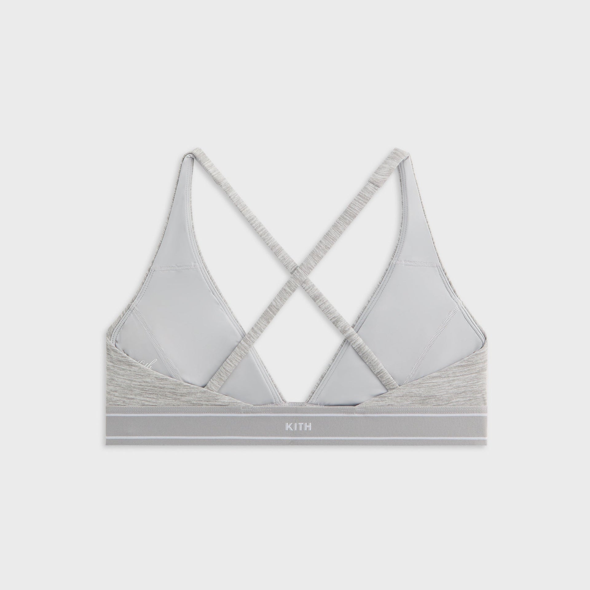 Kith Women Cay Plunge Active Bra - Cool Heather Grey