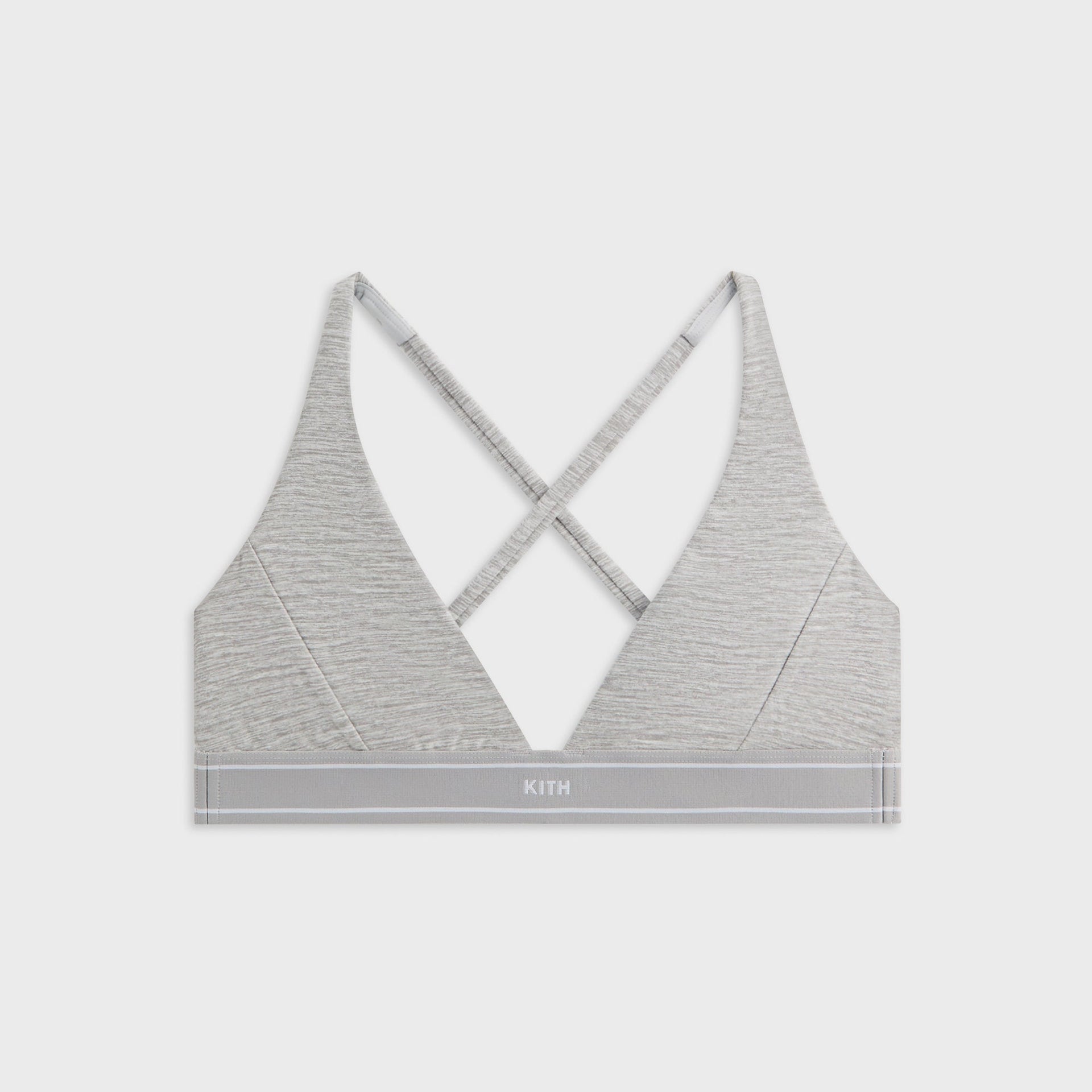 Kith Women Cay Plunge Active Bra - Cool Heather Grey - PH