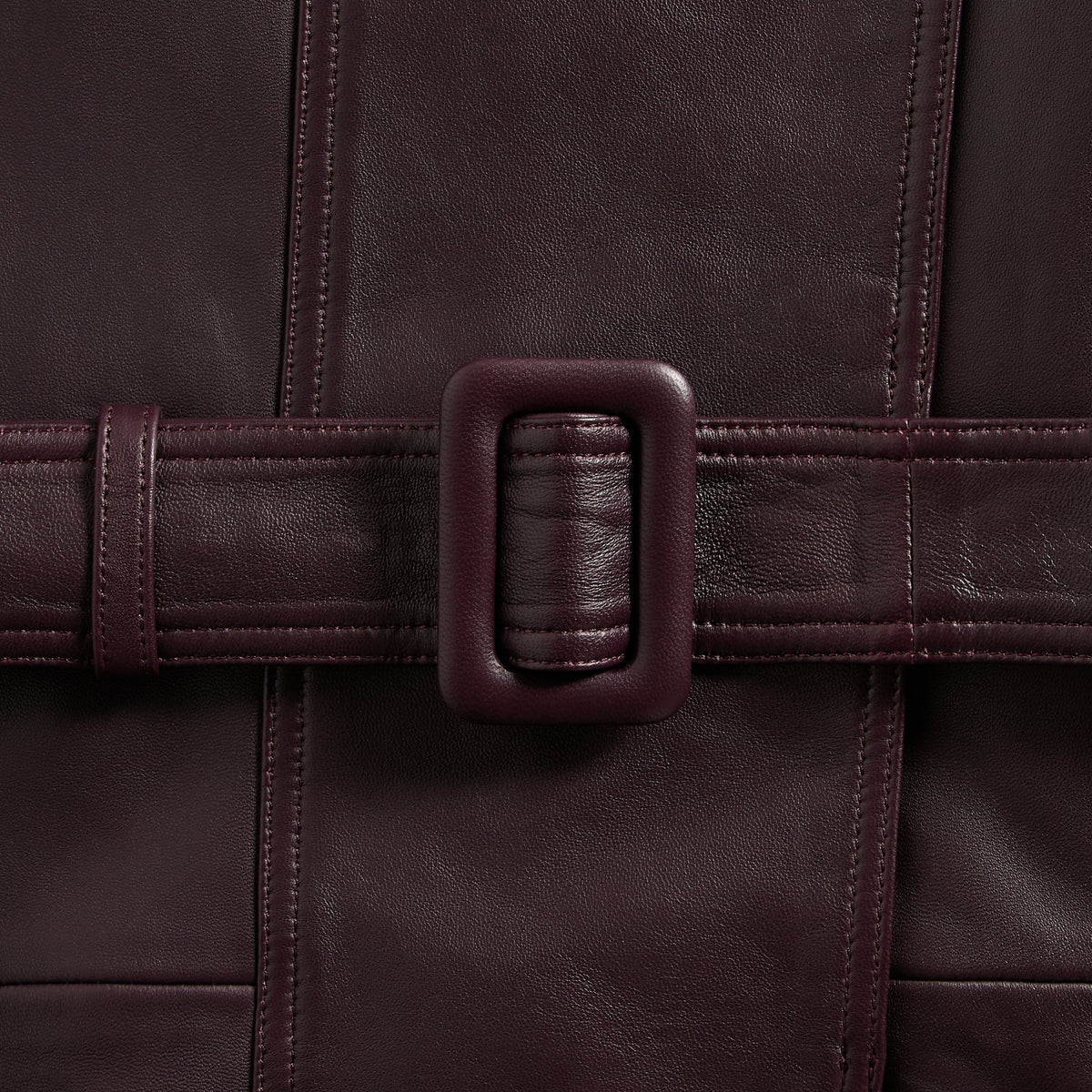 Kith Women Jun Leather Trench Jacket - Essence