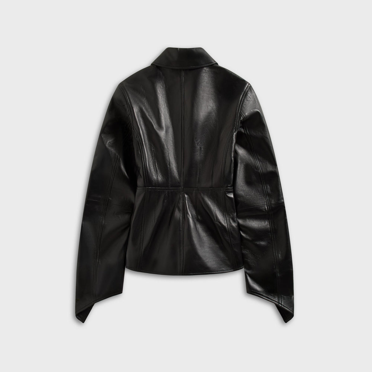 Kith Women Vivien Leather Corset Jacket - Black