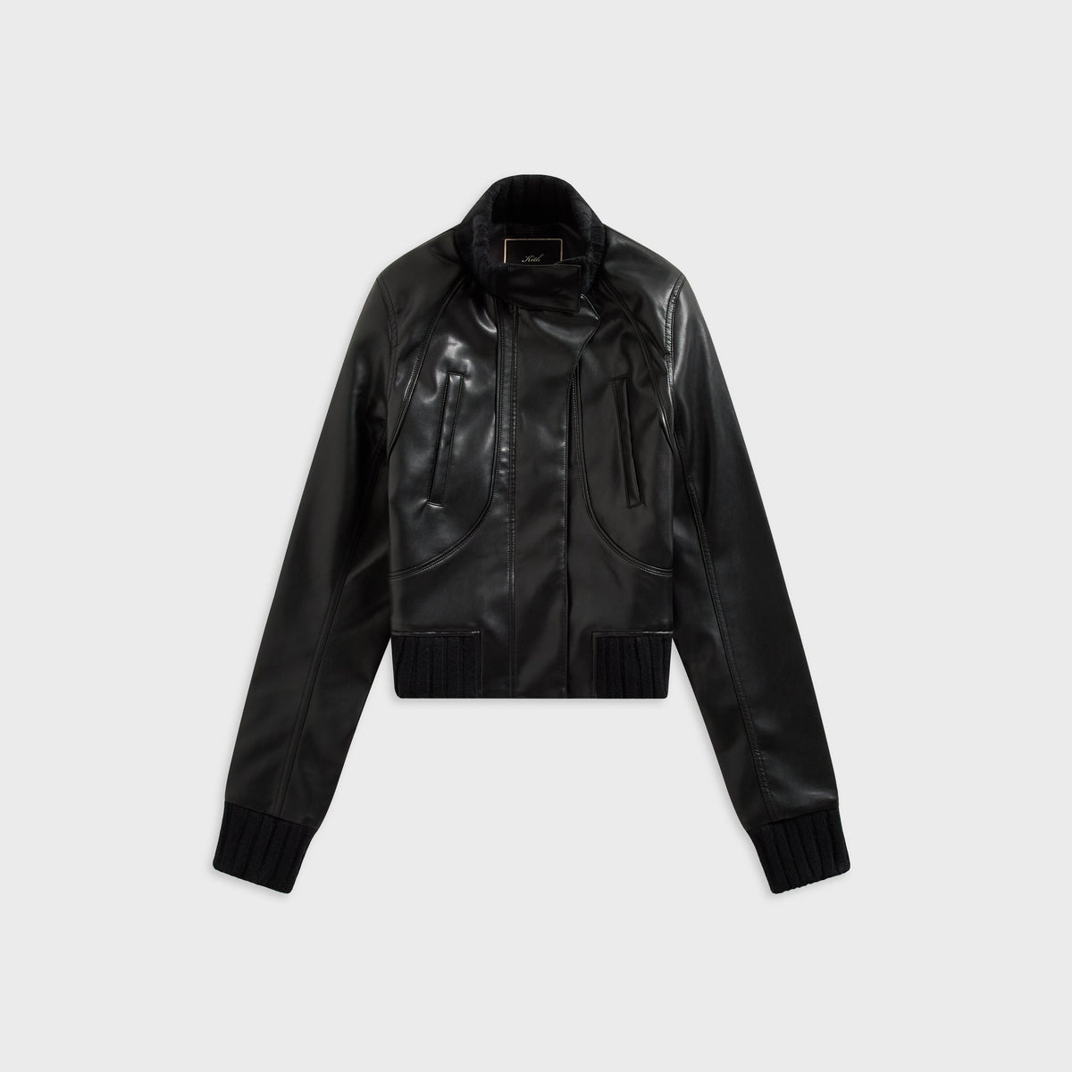 Kith Women Syd Faux Leather Harrington Jacket - Black - PH