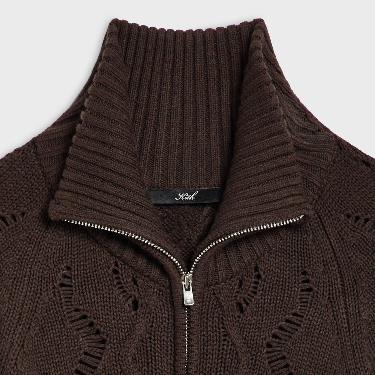 Kith Women Ina II Crochet Cable Zip Track - Incognito