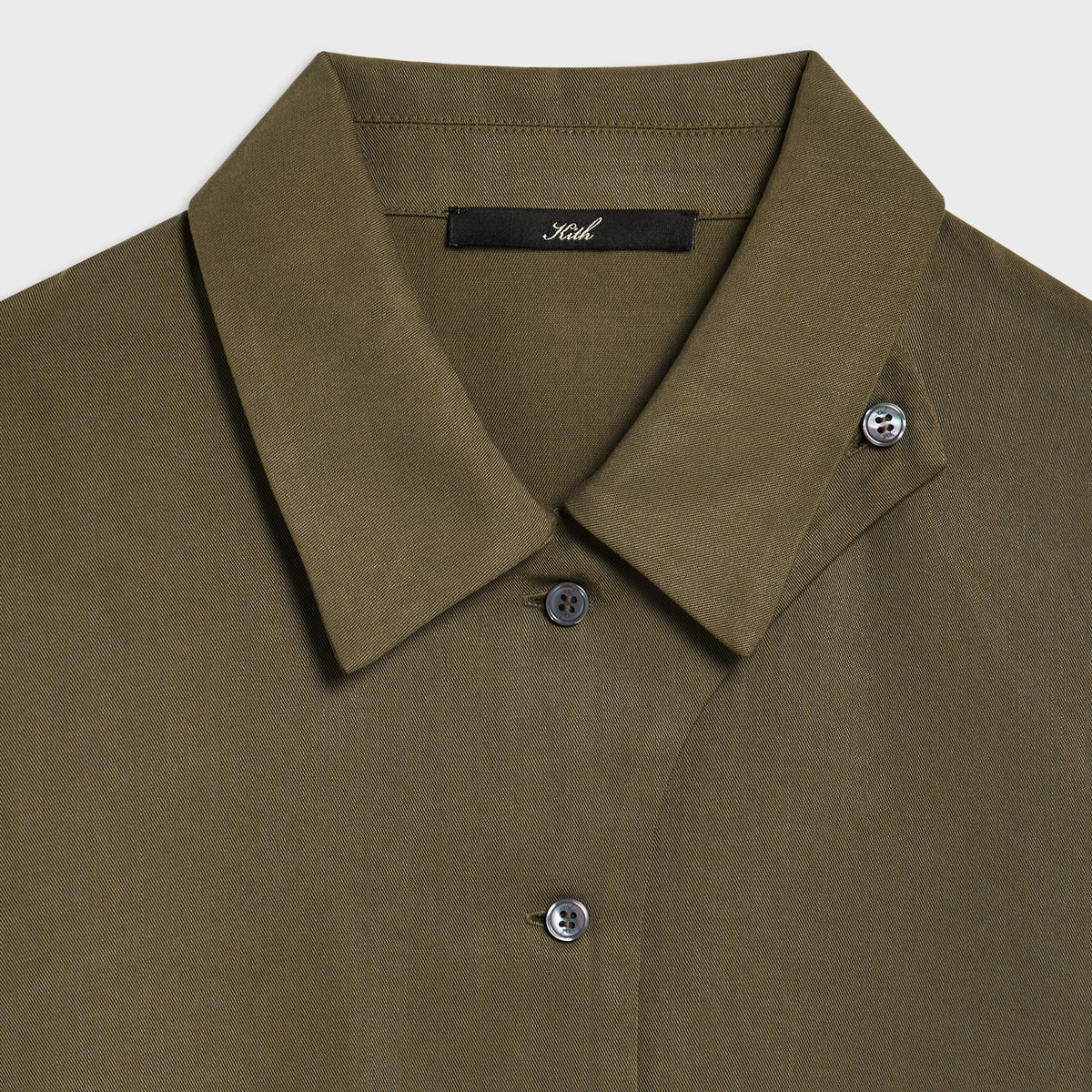 Kith Women Elya Asymmetrical Shirt - Chelonian