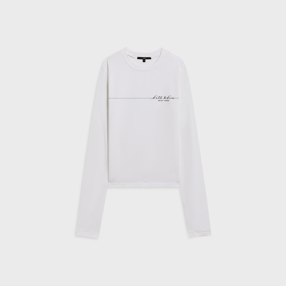 Kith Women Nori Line Tencel Long Sleeve Tee - White
