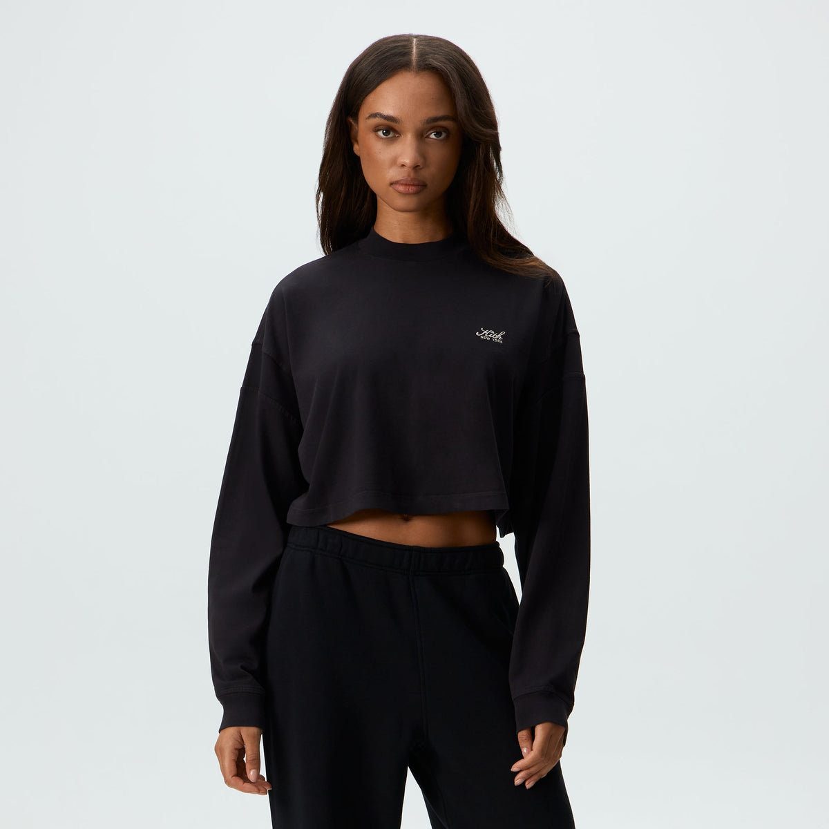 Kith Women Jasper Long Sleeve Top - Black