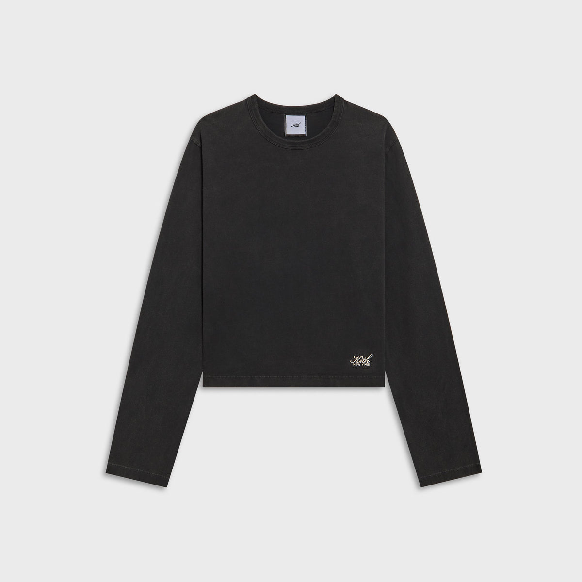 Kith Women Shrunken Jay Long Sleeve Tee - Black