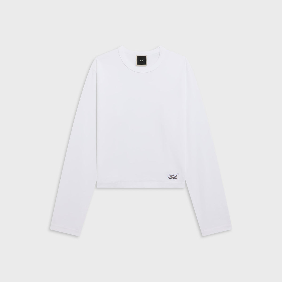 Kith Women Shrunken Jay Long Sleeve Tee - White