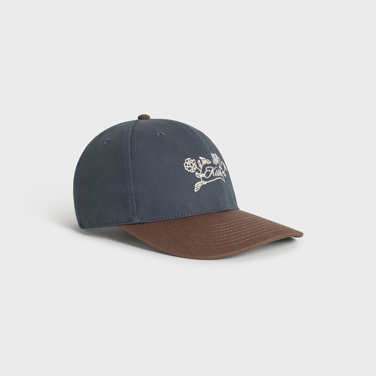 Kith Women Two Tone Cotton Twill Kith Floral Classic Cap - Nocturnal