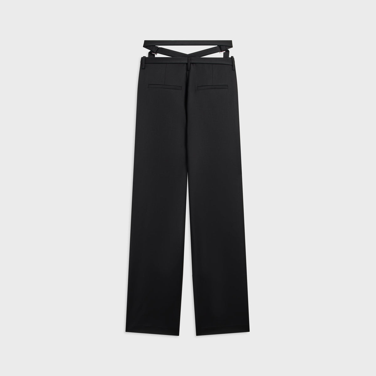 Kith Women Tallis Waist Strap Suiting Trouser - Black