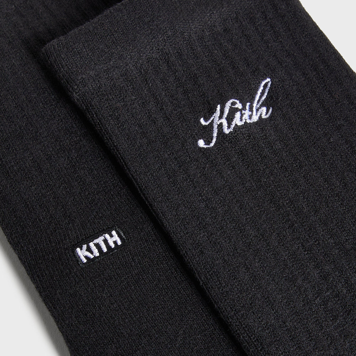 Kith Women Cotton Lightweight Crew Tabi Socks - Black - PH