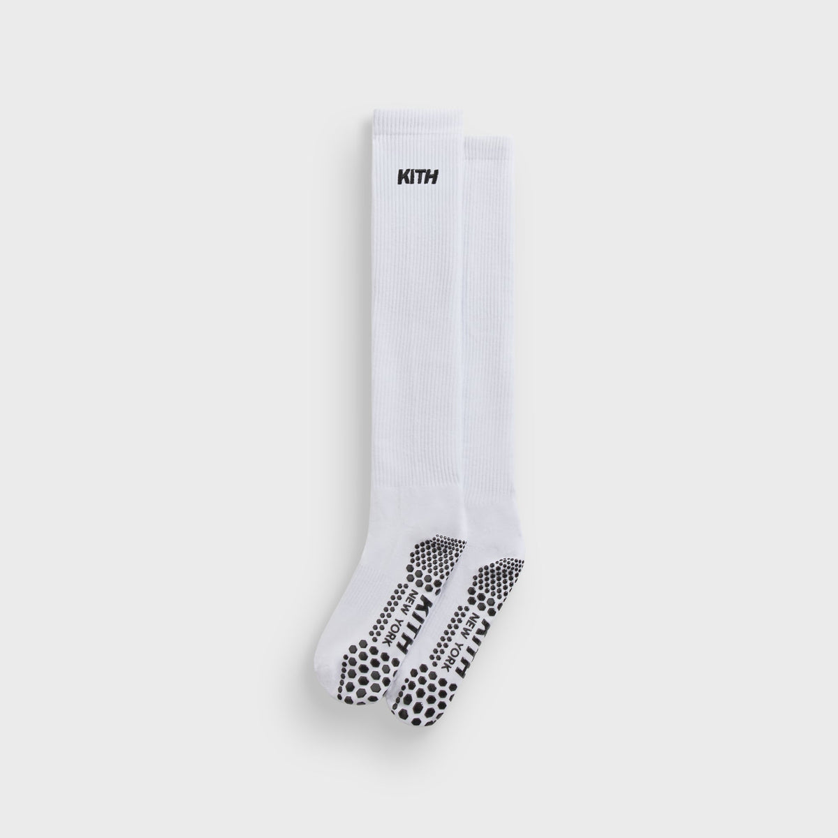 Kith Women Classic Knee High Pilates Socks - White
