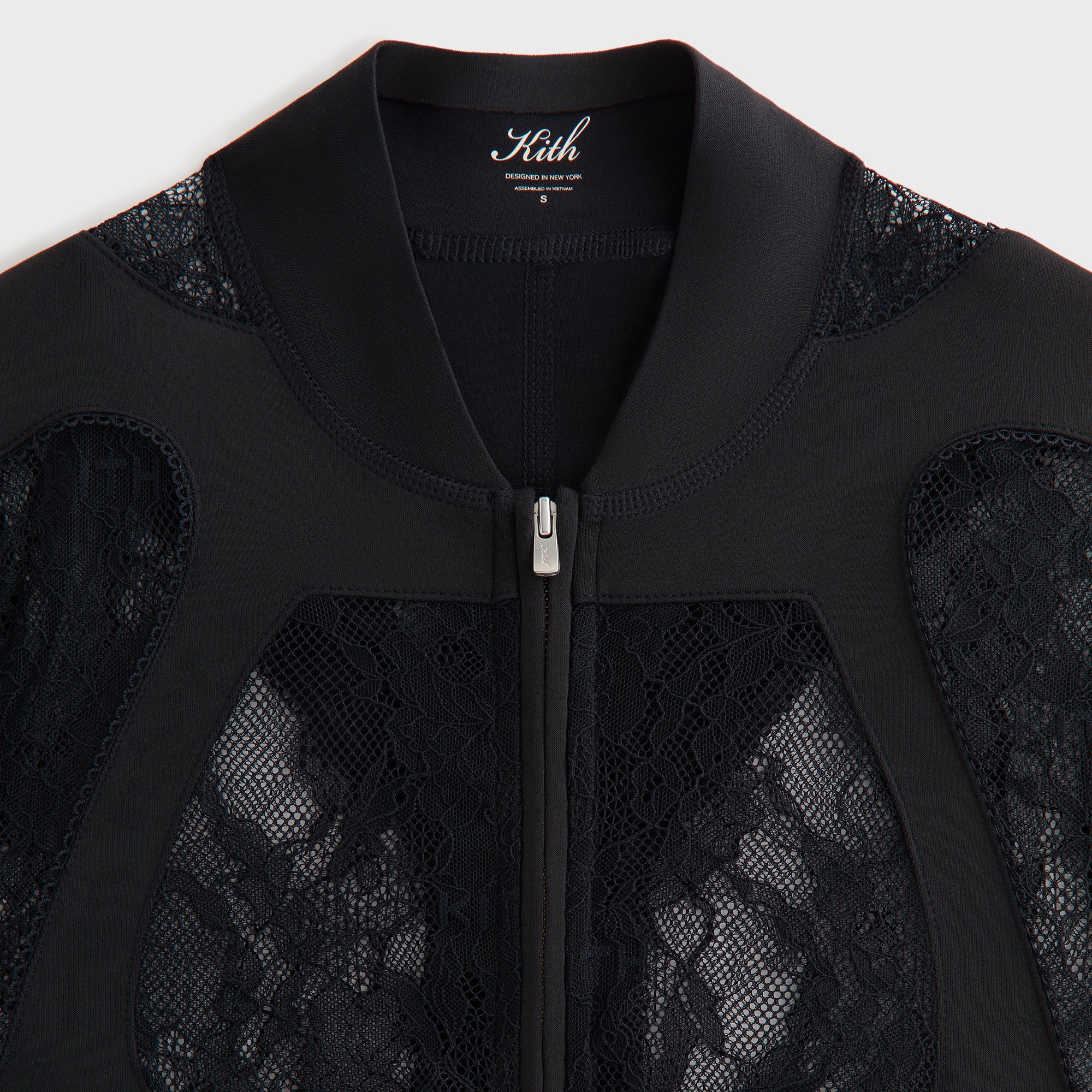 Lisa for Kith Women Vier Lace Paneled Bodysuit - Black – Kith Europe