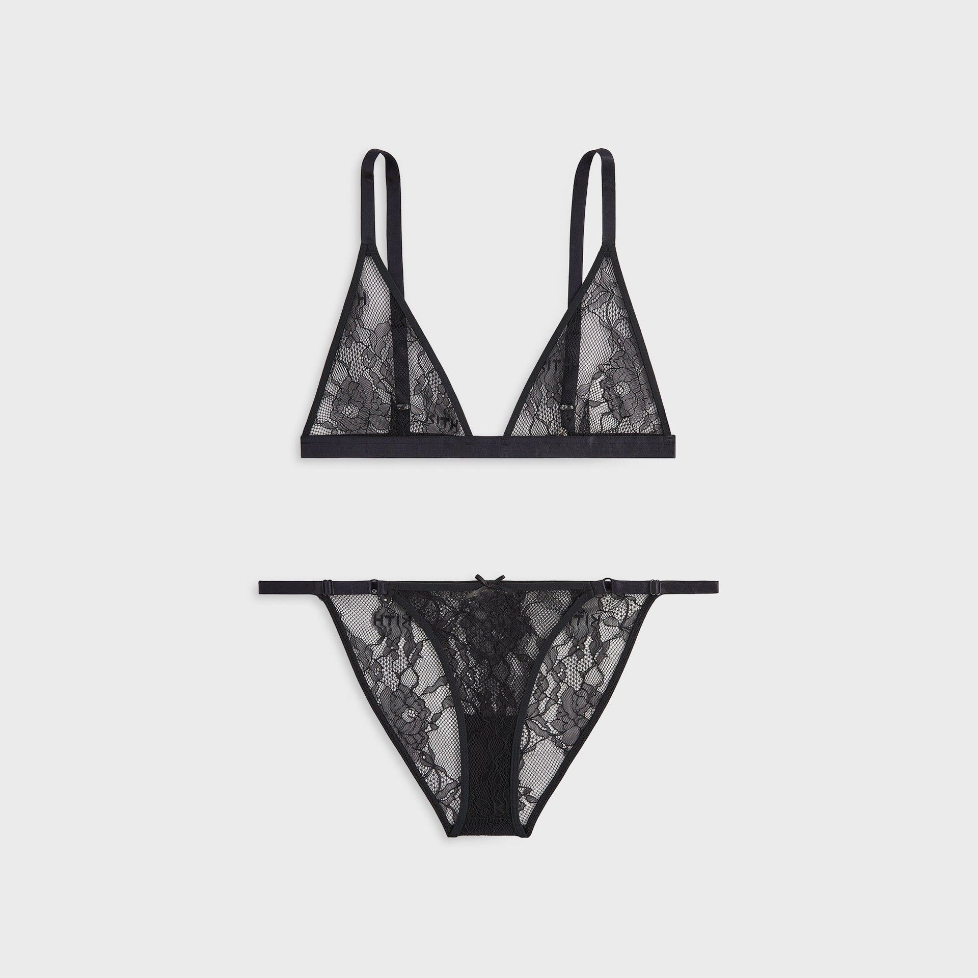 Lisa for Kith Women Floral Lace Intimates Set - Black - PH