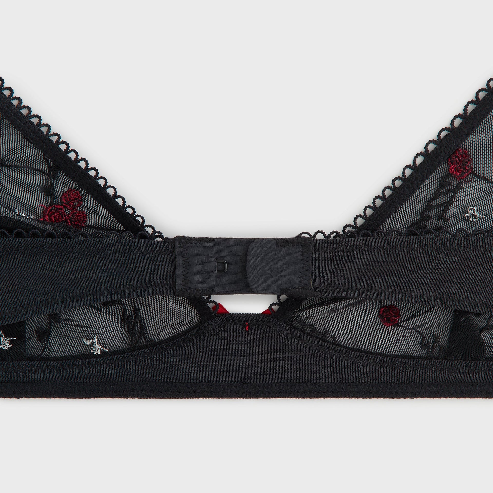 Kith Women Embroidered Bralette Set - Black