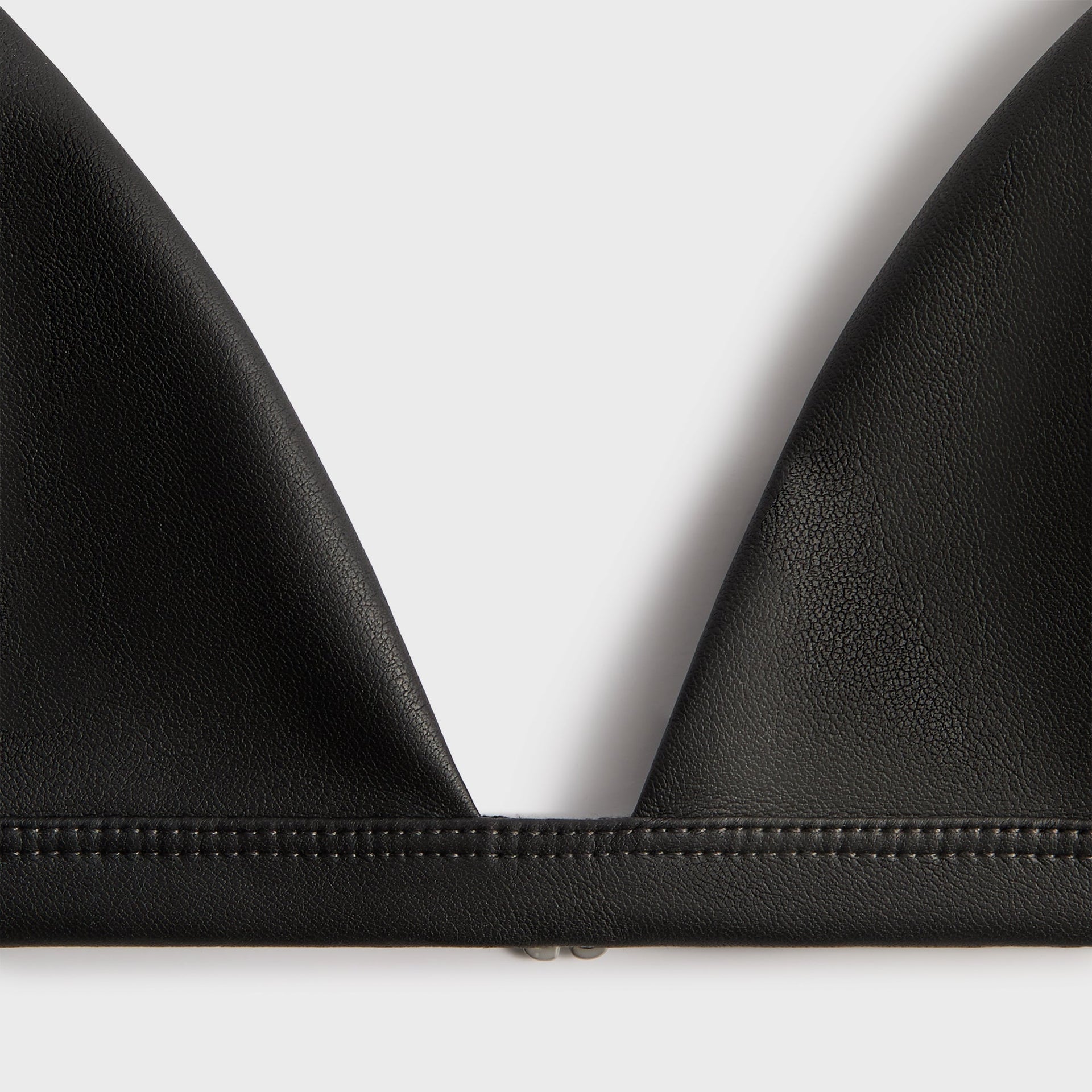 Lisa for Kith Women Braelyn Faux Leather Bra - Black - PH