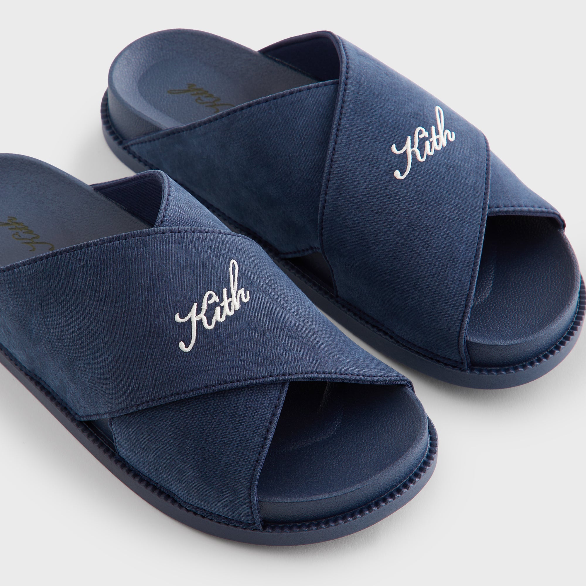 Kith Women Criss Cross Slides - Nocturnal – Kith Europe