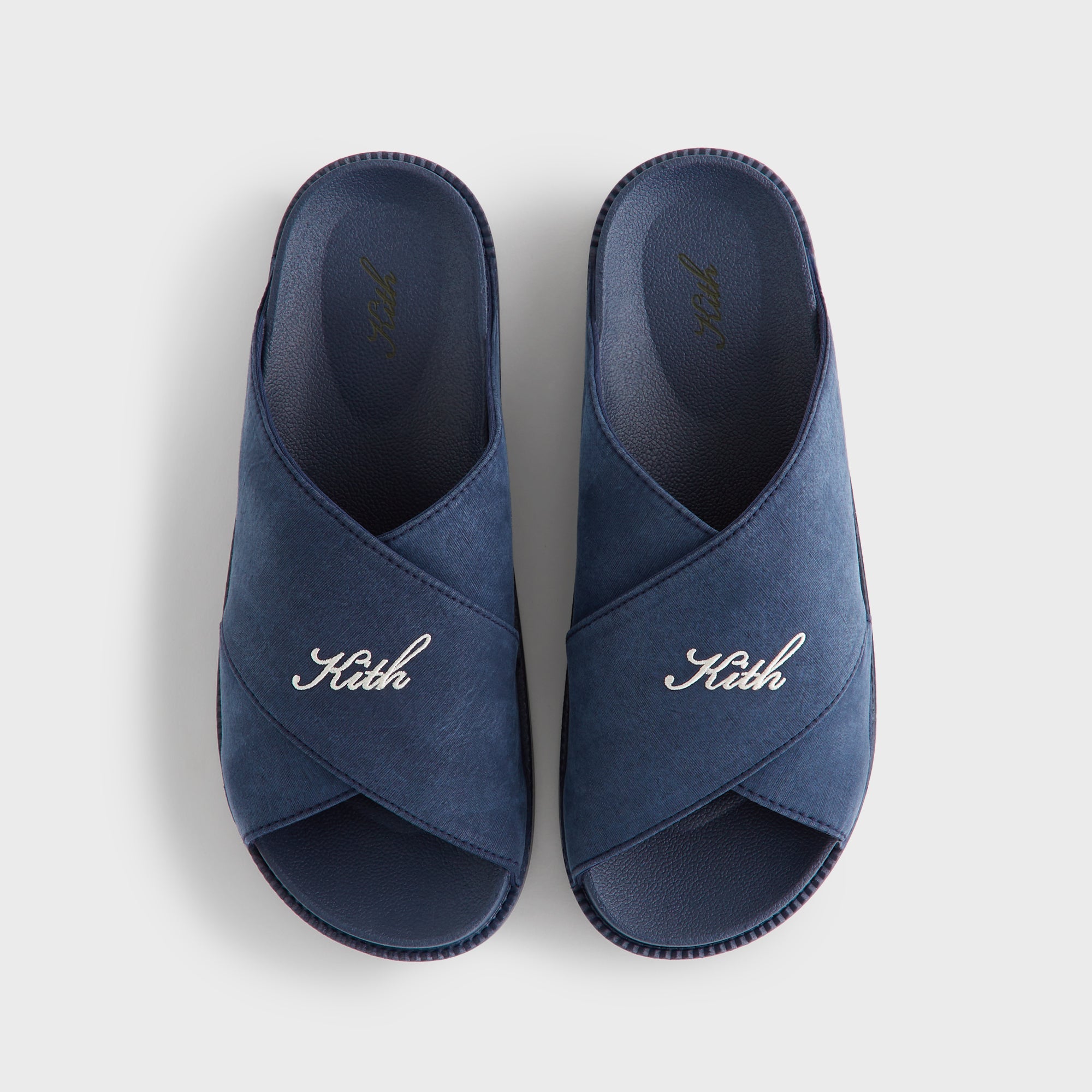 Kith Women Criss Cross Slides - Nocturnal – Kith Europe