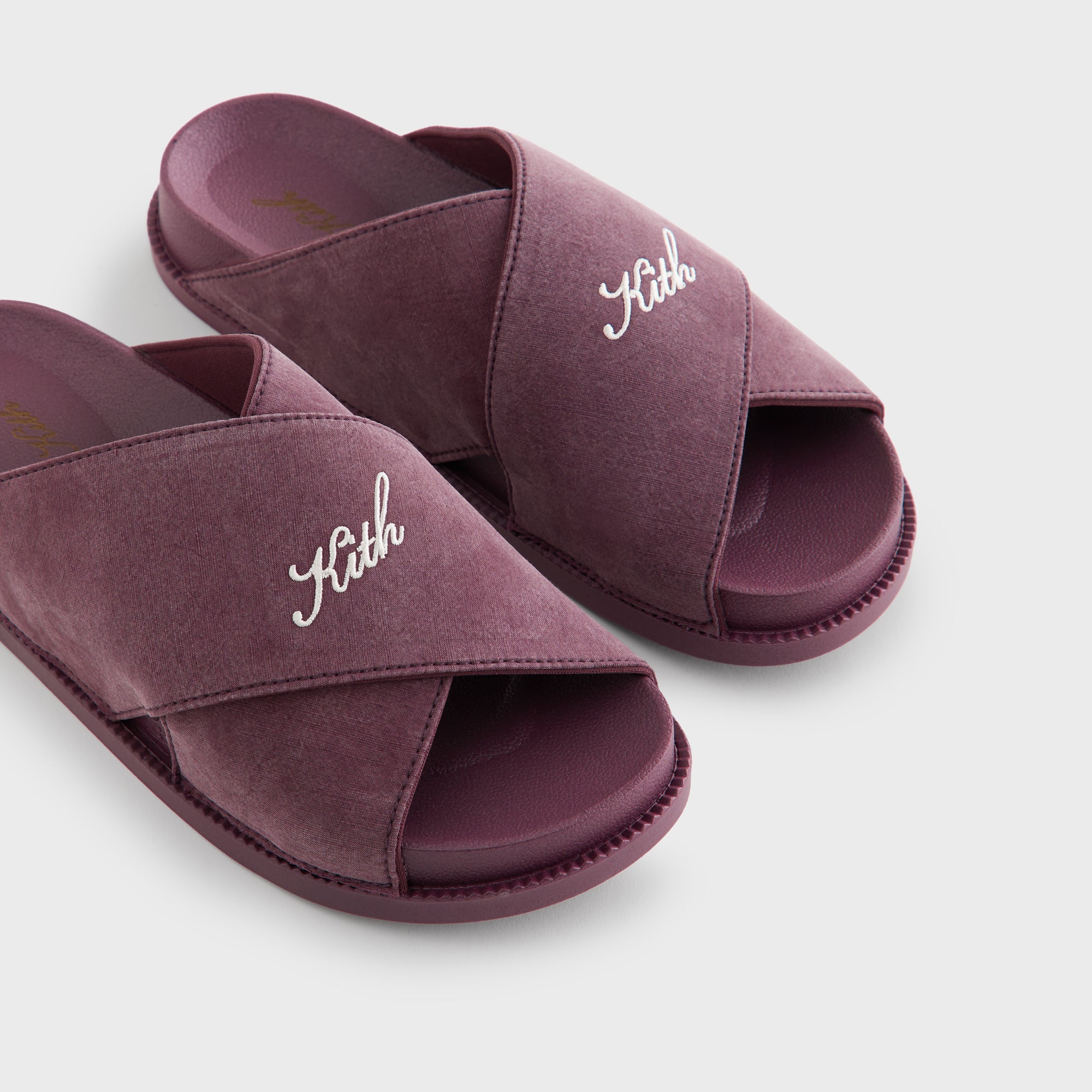 Kith Women Criss Cross Slides - Magma – Kith Europe
