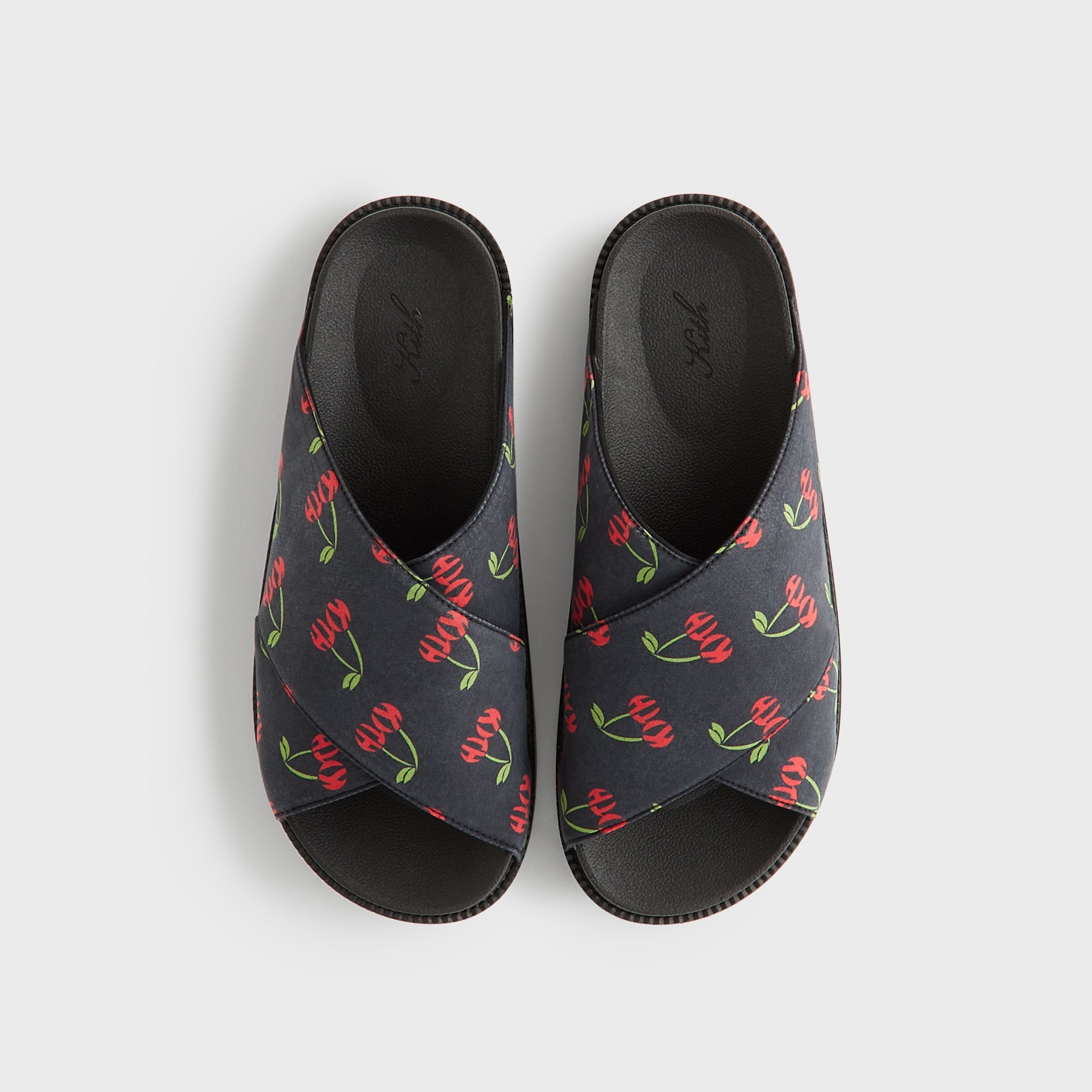Kith Women Cherry Criss Cross Slides - Black – Kith Europe