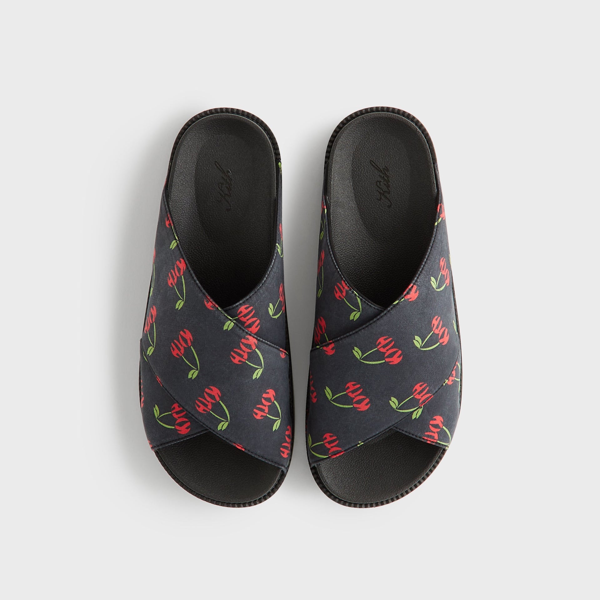 Kith Women Cherry Criss Cross Slides - Black