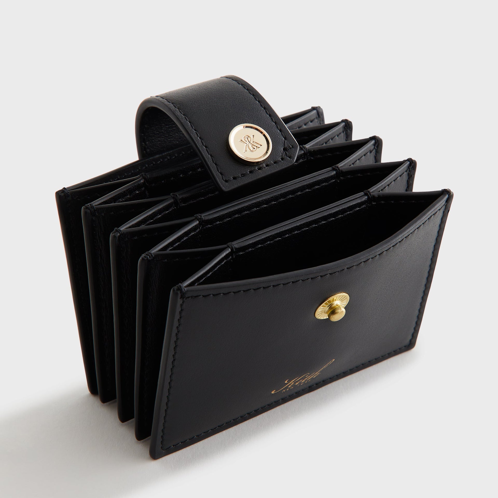 Kith Women Notch Accordion Wallet - Black