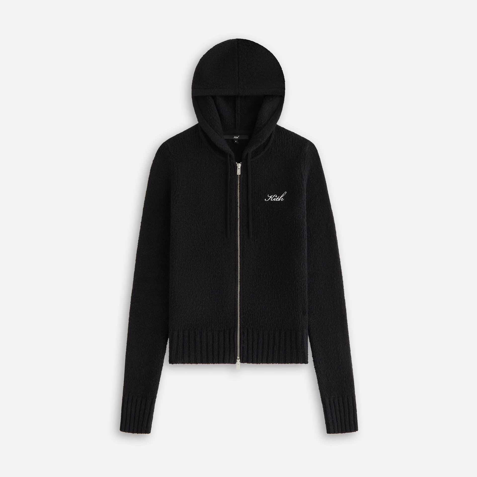 Kith Women Faryn Hooded Zip Sweater - Black