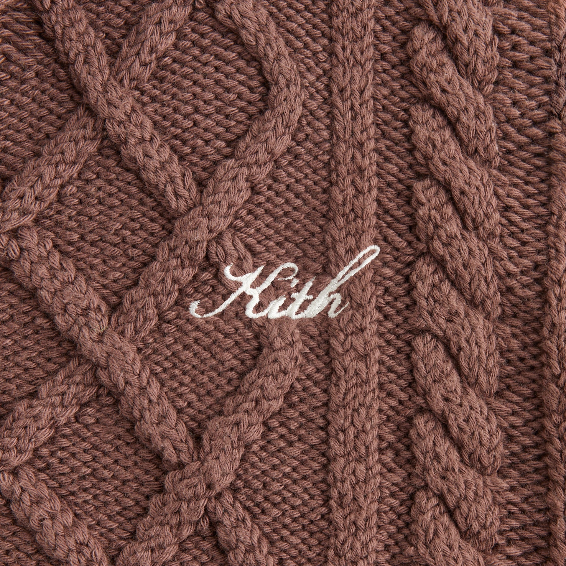 Kith Women Wyler Blocked Full Zip Sweater - Pink Opal