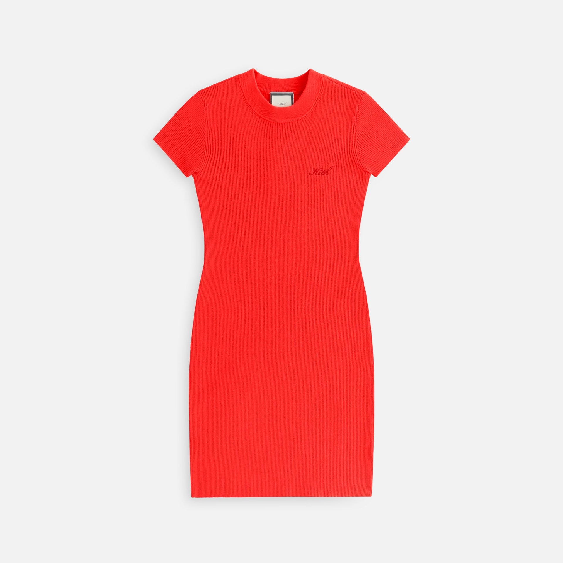 Kith Women Mulberry Rib Dress - Cinnabar