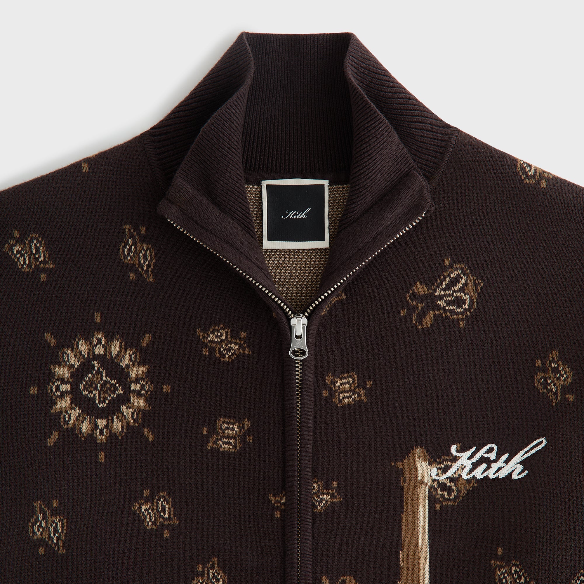 Kith Women Oversized Wyler Desert Full Zip Sweater - Incognito