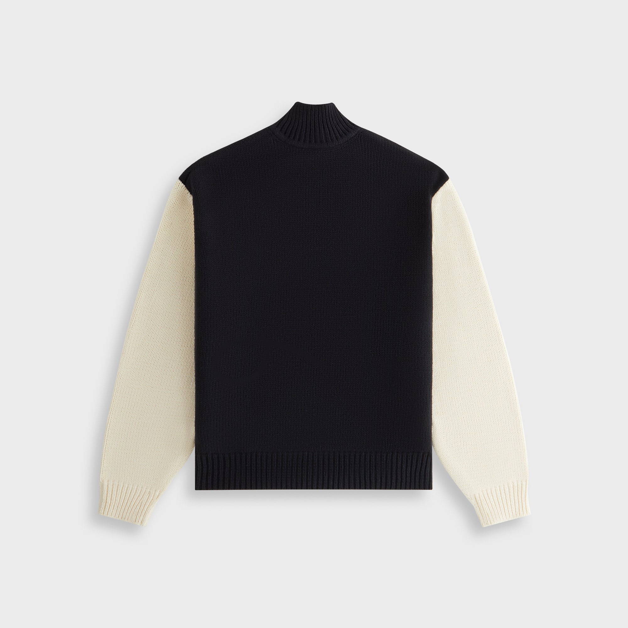 Kith Women Oversized Wyler Full Zip Crest Sweater - Black – Kith