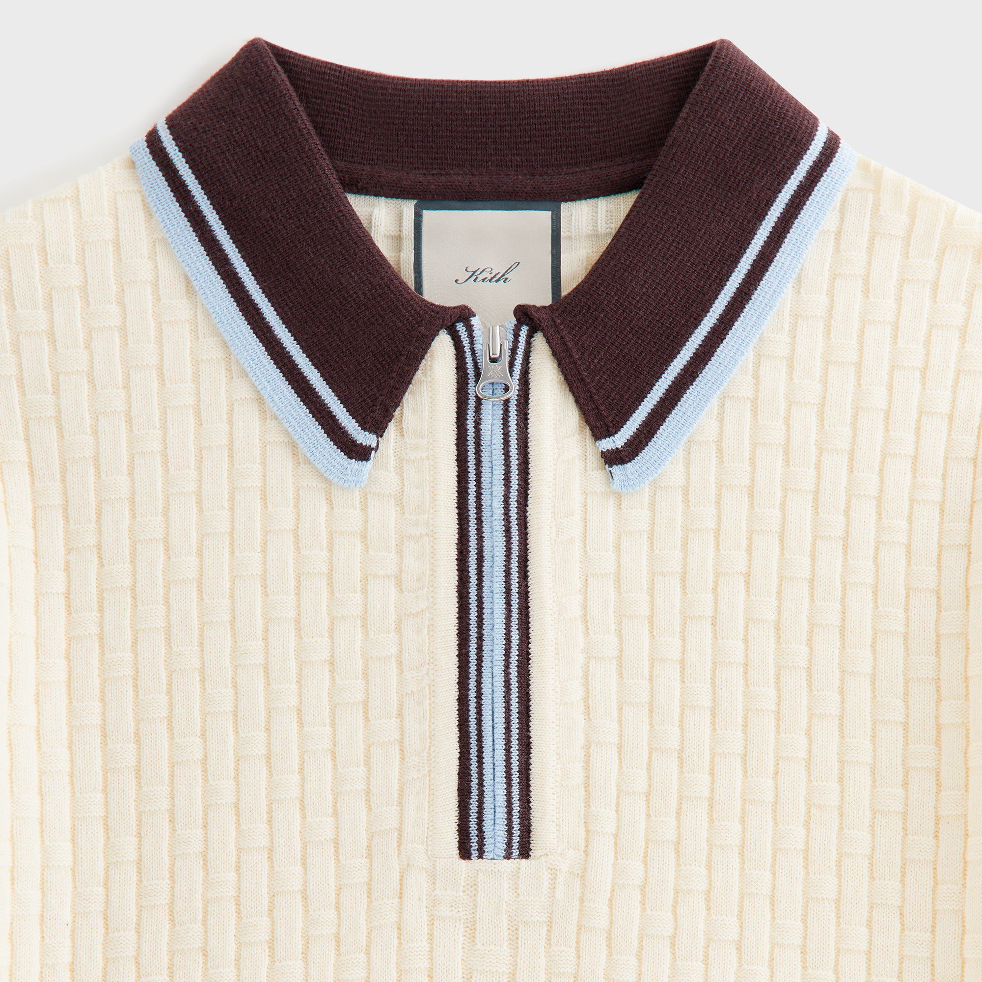 Kith Women Taylen Basketweave Sweater Polo - Nano – Kith Europe